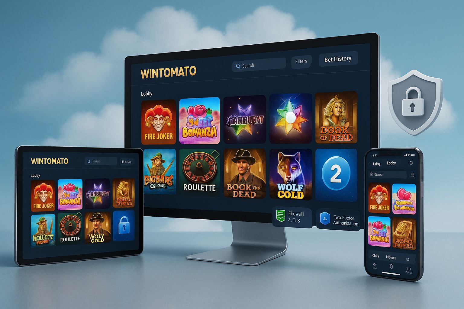 Jogos de cassino online WINTOMATO