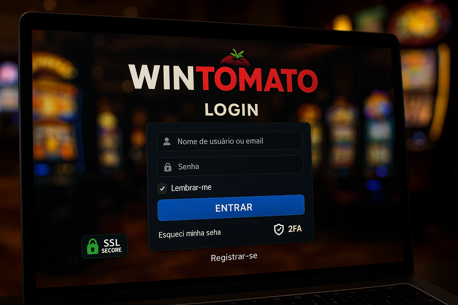 Não Perca tempo, o rRgistro na site WINTOMATO