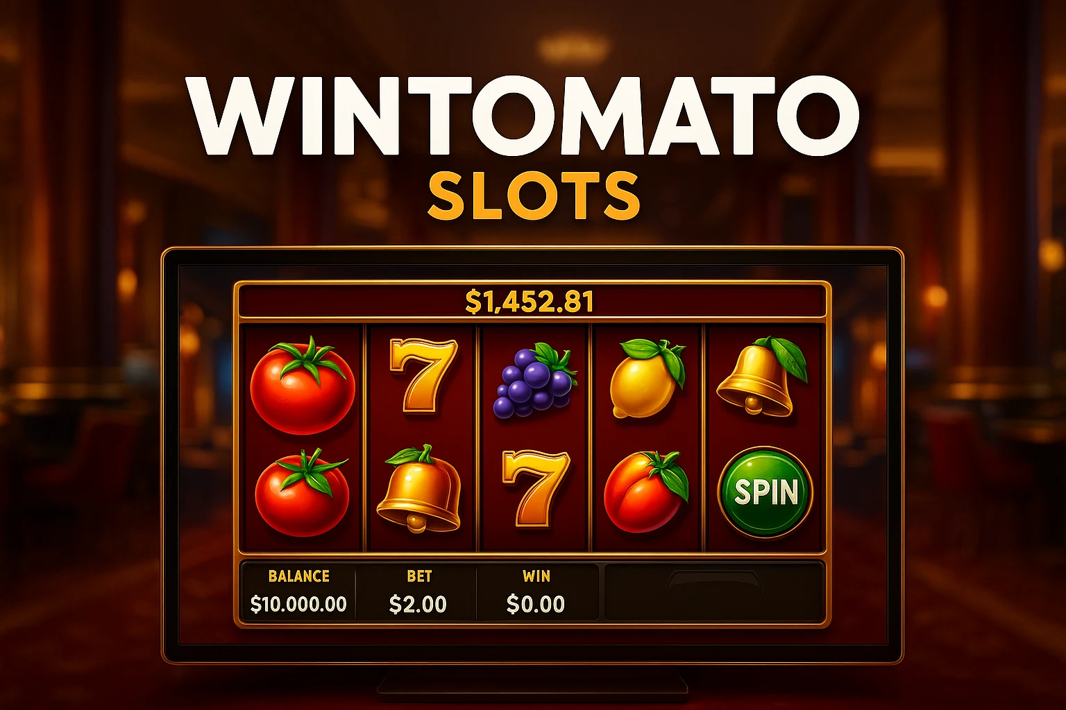 Explore o mundo das slot machines no WINTOMATO Casino